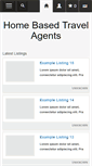 Mobile Screenshot of homebased-travelagent.net